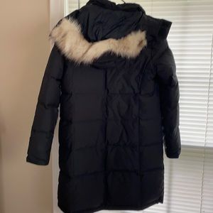 LL Bean Long warm down parka